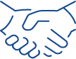 A white background with a blue and red pattern.